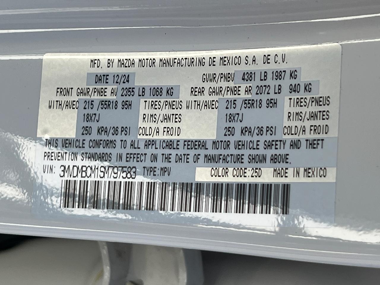 2025 MAZDA CX-30 2.5 S Preferred Package Hagerstown MD