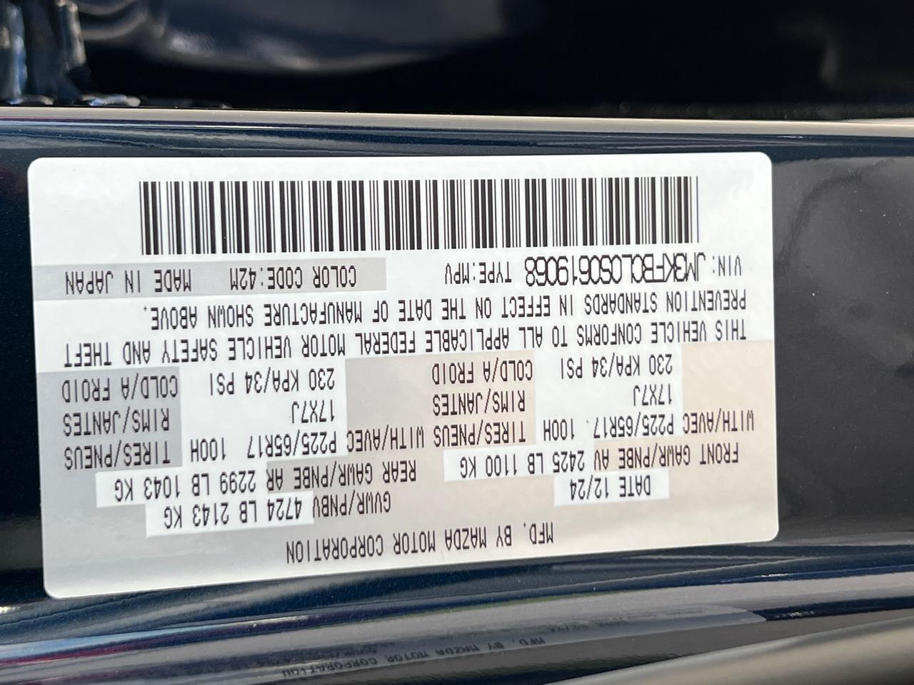 2025 MAZDA CX-5 2.5 S Preferred Package Hagerstown MD