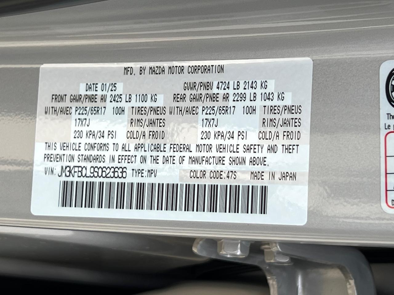 2025 MAZDA CX-5 2.5 S Preferred Package Hagerstown MD