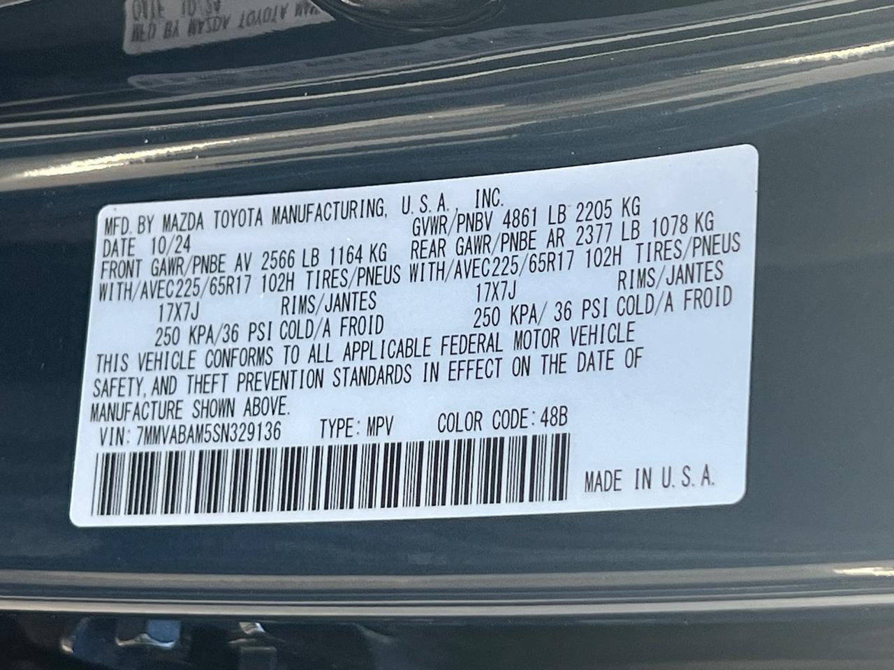 2025 MAZDA CX-50 2.5 S Select Package Hagerstown MD