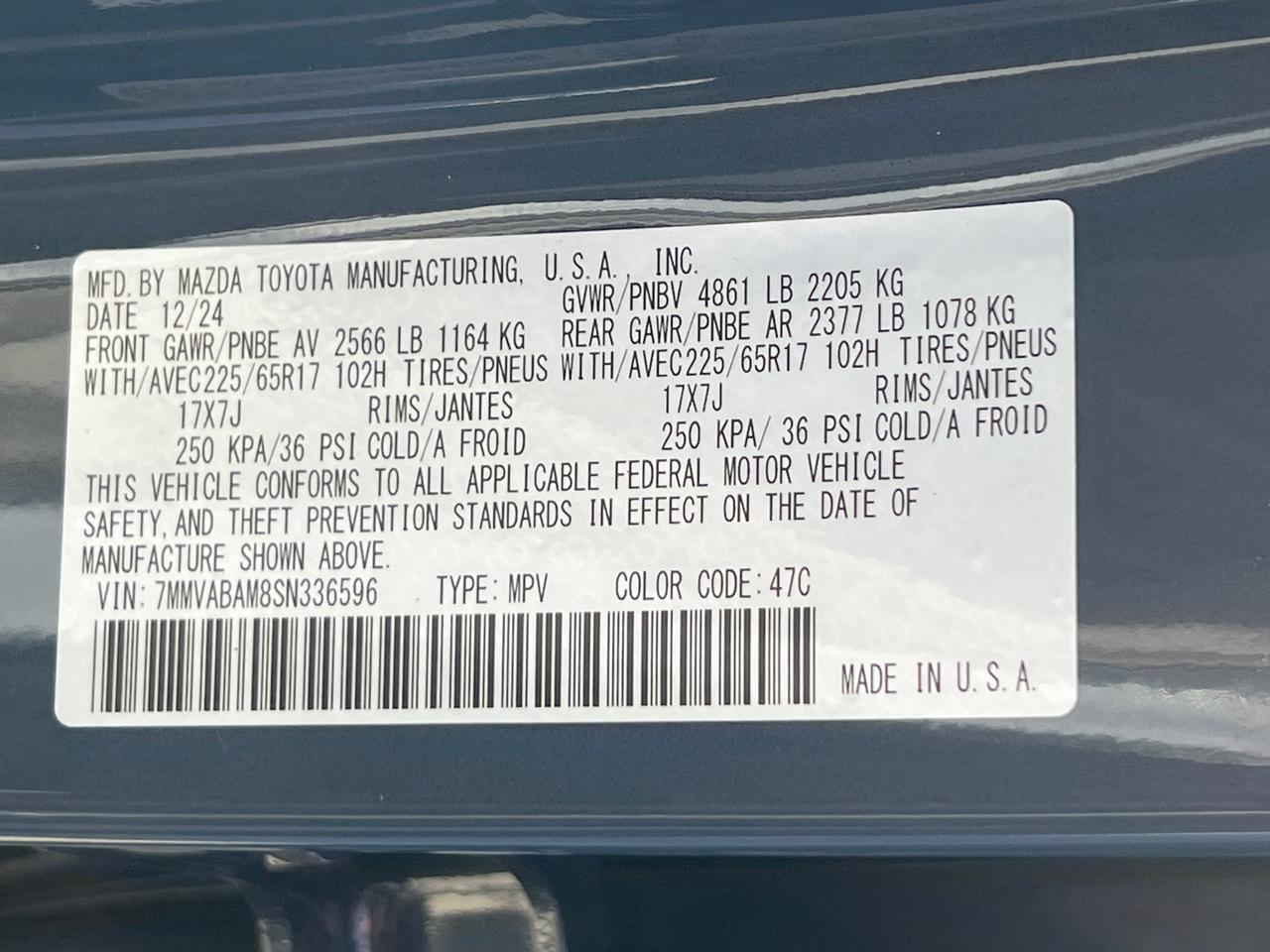 2025 MAZDA CX-50 2.5 S Select Package Hagerstown MD