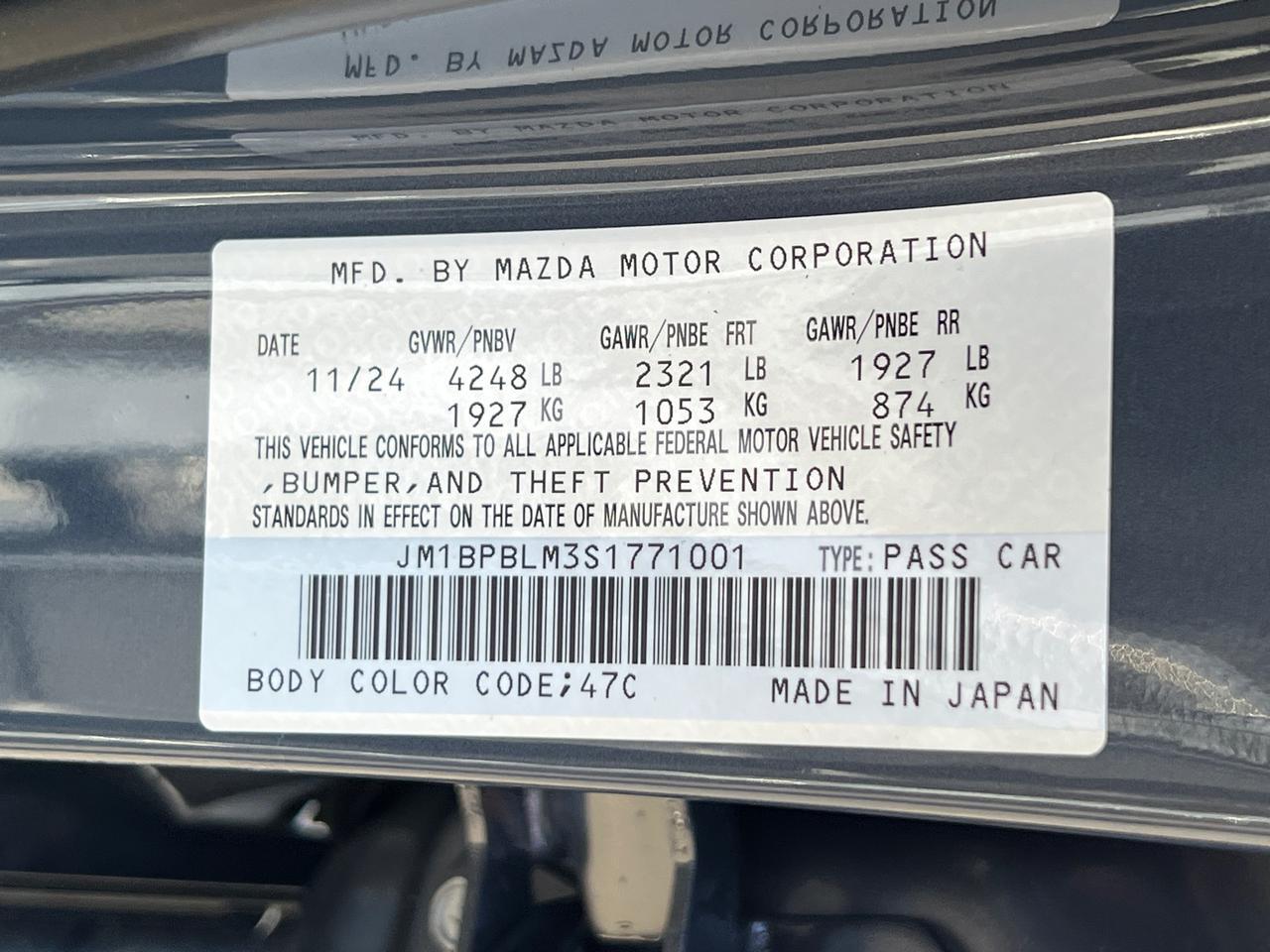 2025 MAZDA Mazda3 2.5 S Carbon Edition Hagerstown MD