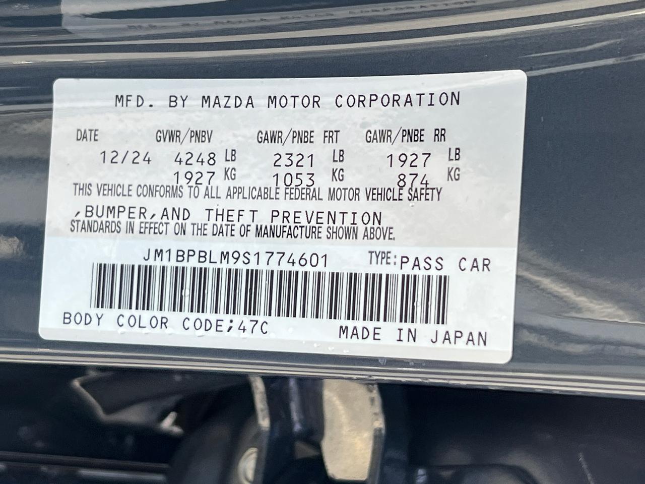 2025 MAZDA Mazda3 2.5 S Carbon Edition Hagerstown MD