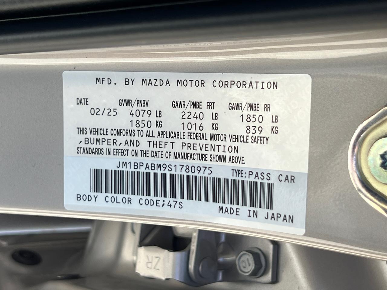 2025 MAZDA Mazda3 2.5 S Select Sport Hagerstown MD