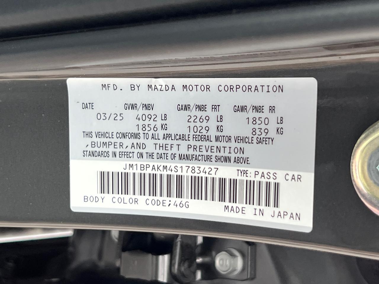 2025 MAZDA Mazda3 2.5 S Select Sport Hagerstown MD