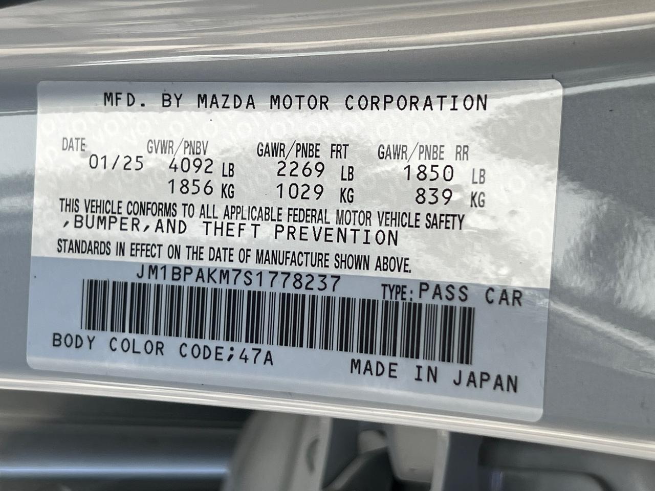 2025 MAZDA Mazda3 2.5 S Select Sport Hagerstown MD