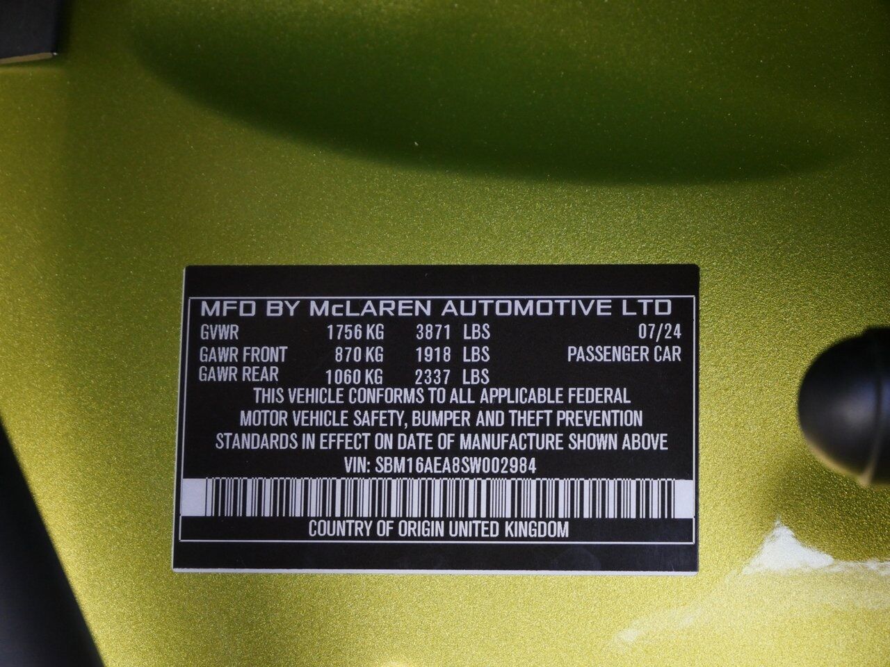 2025 McLaren Artura Vision Lawrence KS