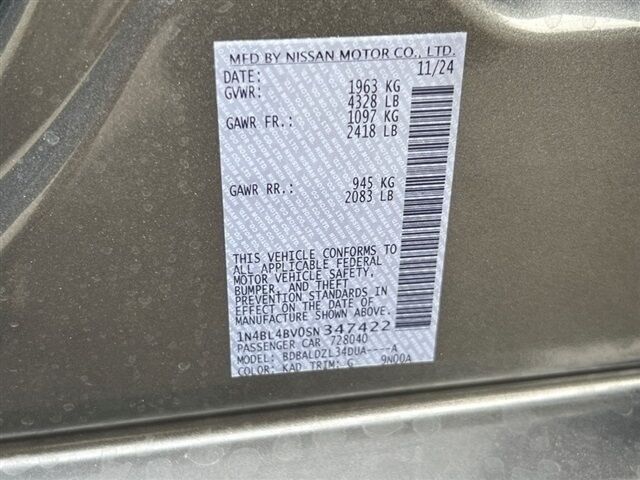 2025 Nissan Altima 2.5 S Waldorf MD