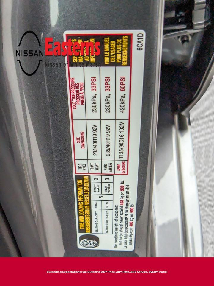 2025 Nissan Altima 2.5 SR White Marsh MD