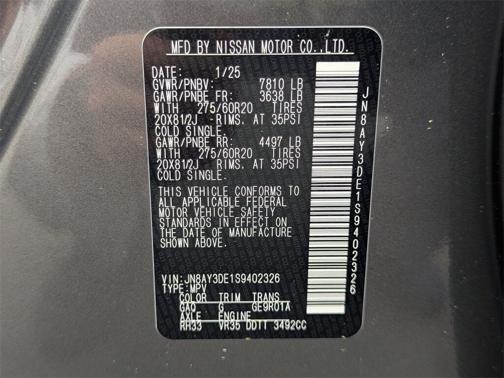 2025 Nissan Armada Kennesaw GA