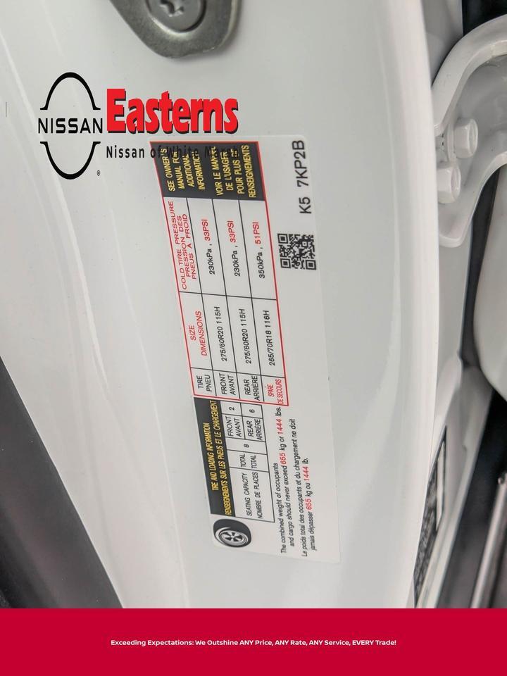 2025 Nissan Armada SL White Marsh MD