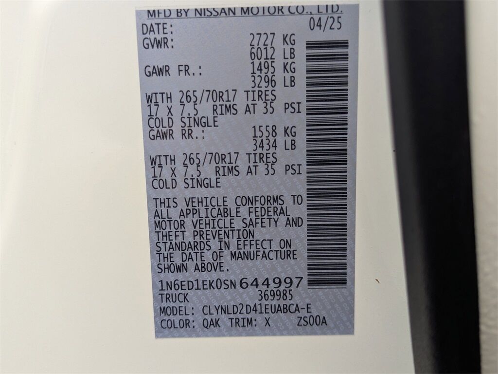 2025 Nissan Frontier PRO-4X Kennesaw GA