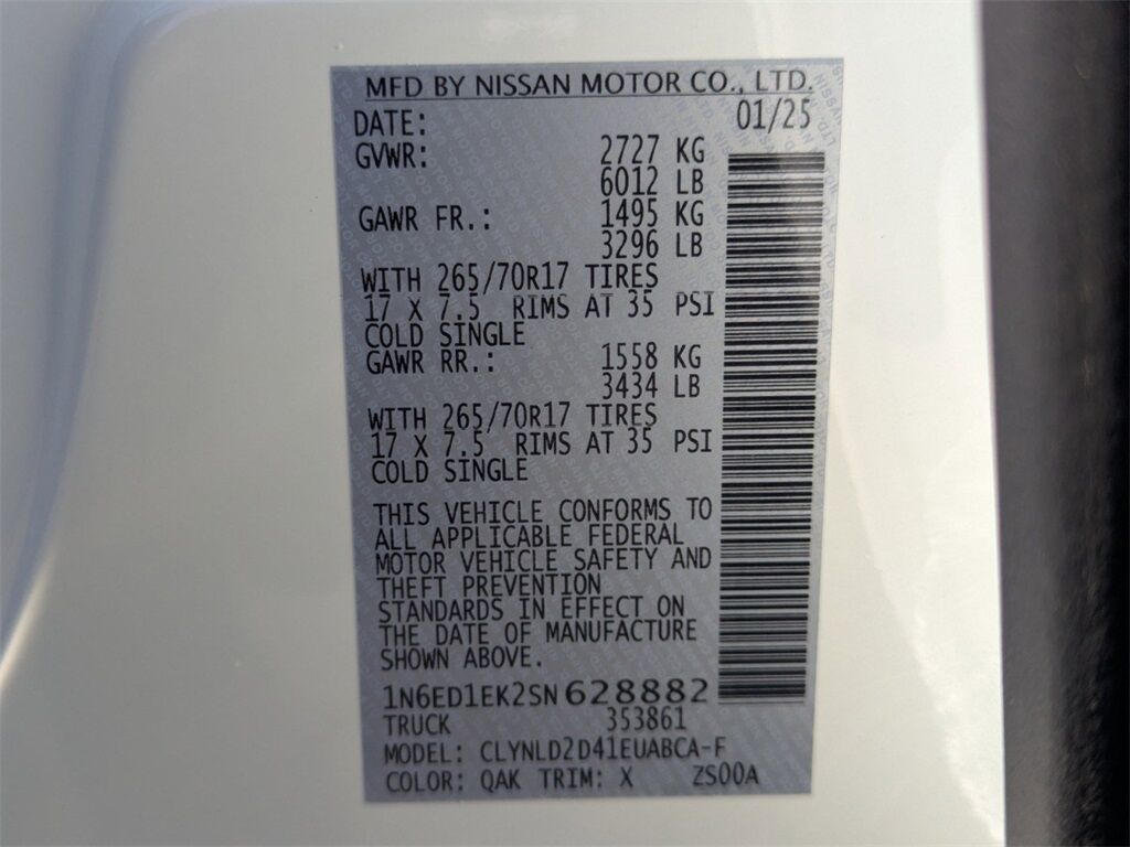 2025 Nissan Frontier PRO-4X Kennesaw GA