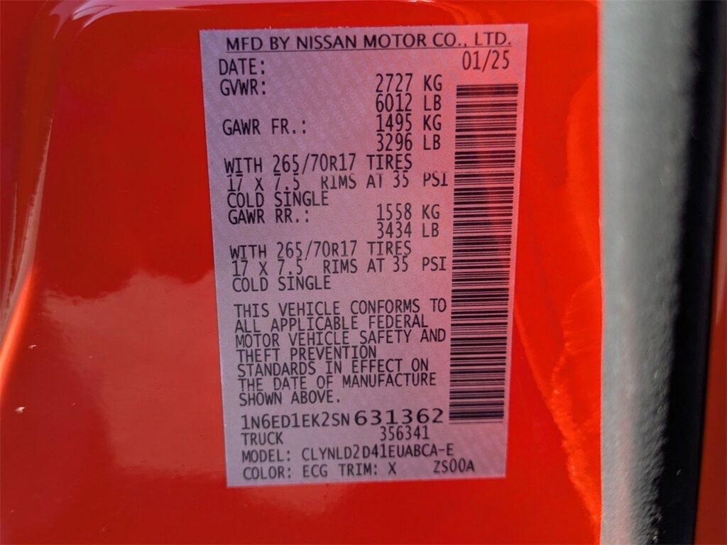 2025 Nissan Frontier PRO-4X Kennesaw GA