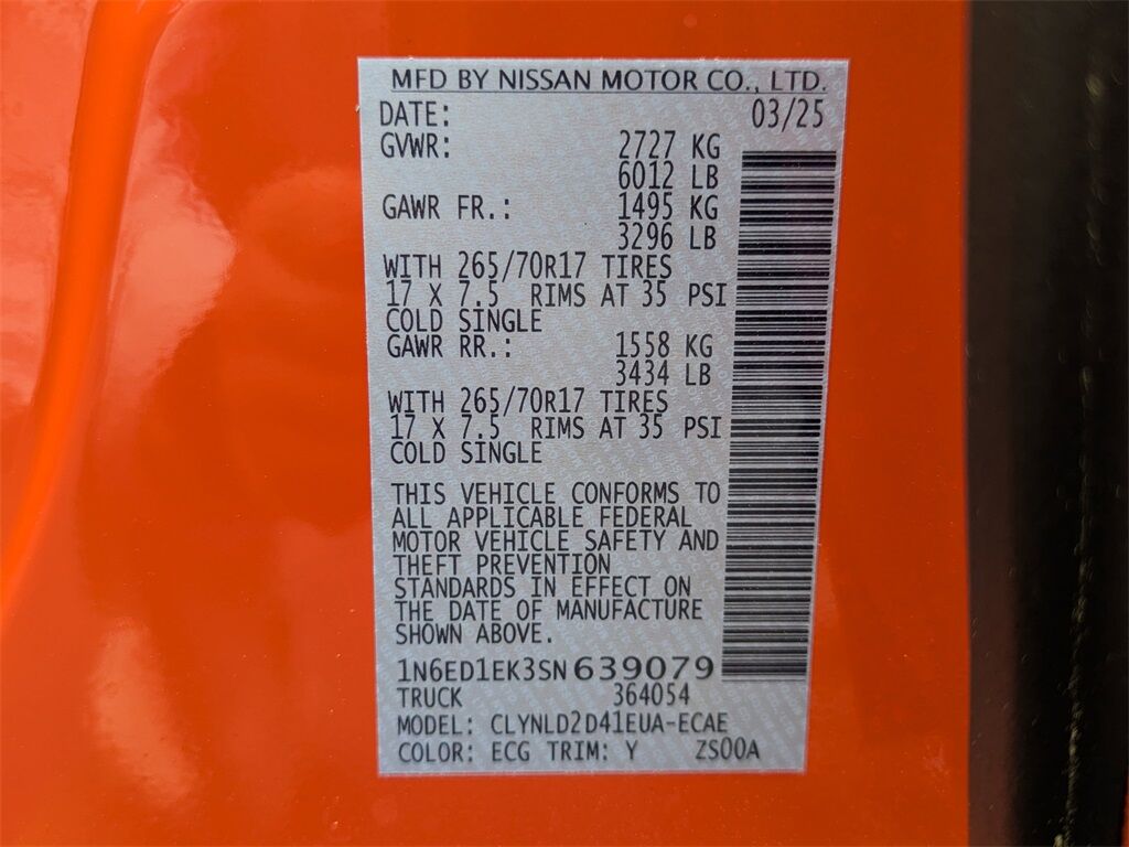 2025 Nissan Frontier PRO-4X Kennesaw GA