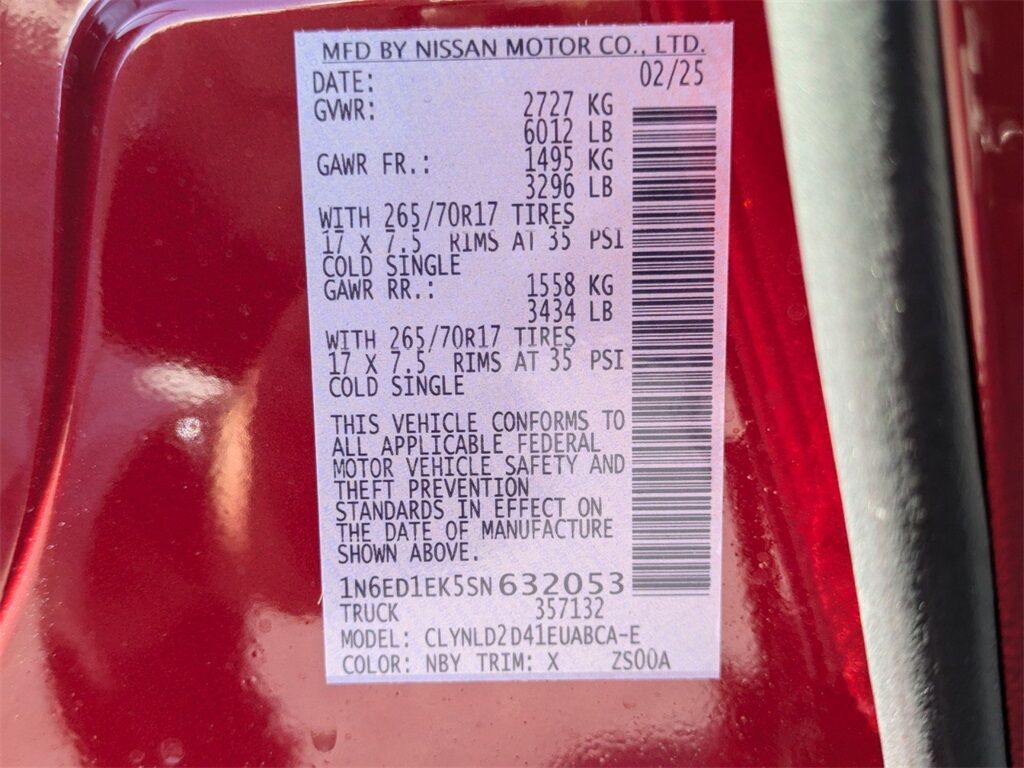 2025 Nissan Frontier PRO-4X Kennesaw GA