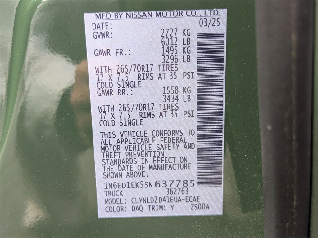 2025 Nissan Frontier PRO-4X Kennesaw GA