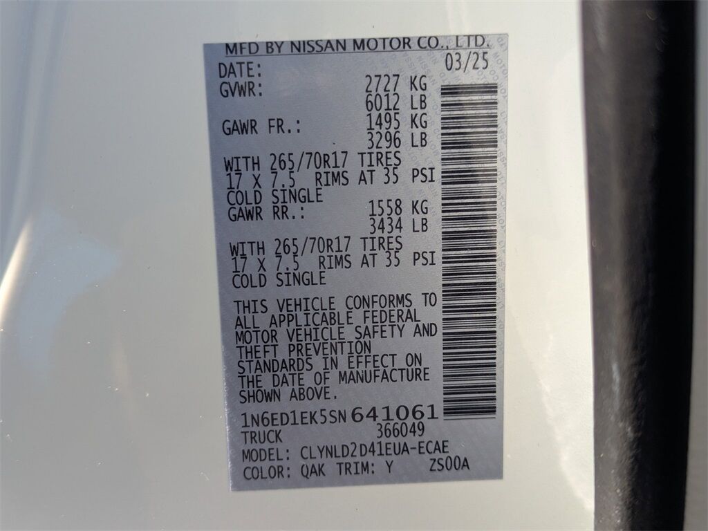 2025 Nissan Frontier PRO-4X Kennesaw GA