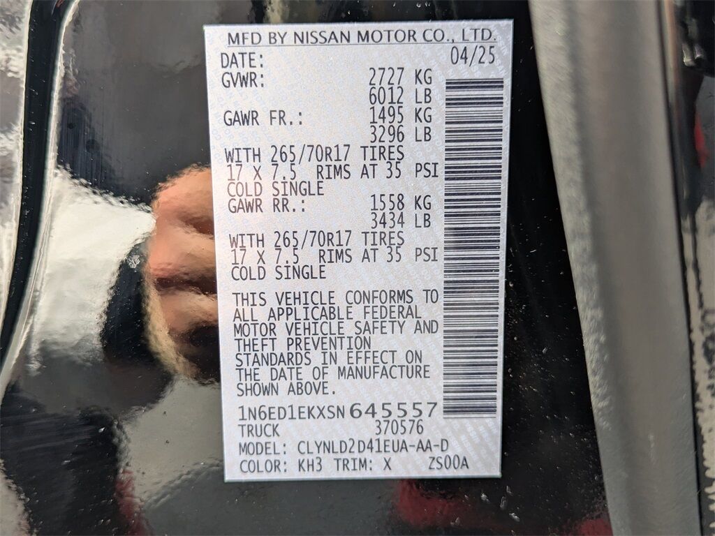 2025 Nissan Frontier PRO-4X Kennesaw GA