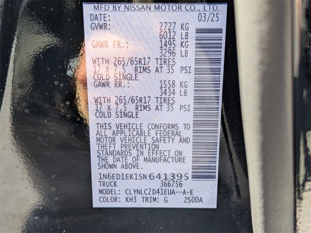 2025 Nissan Frontier SV Kennesaw GA