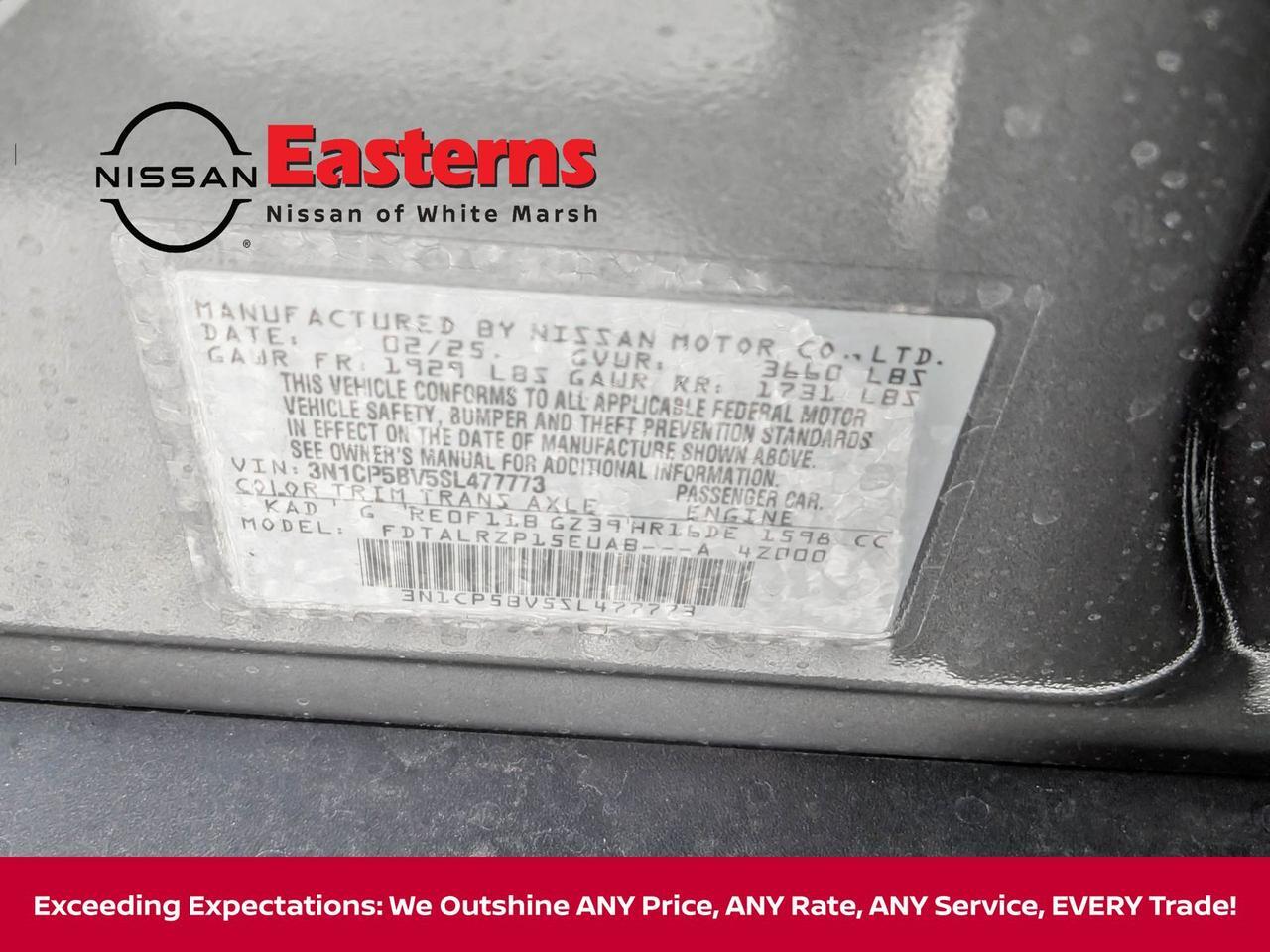 2025 Nissan Kicks S White Marsh MD