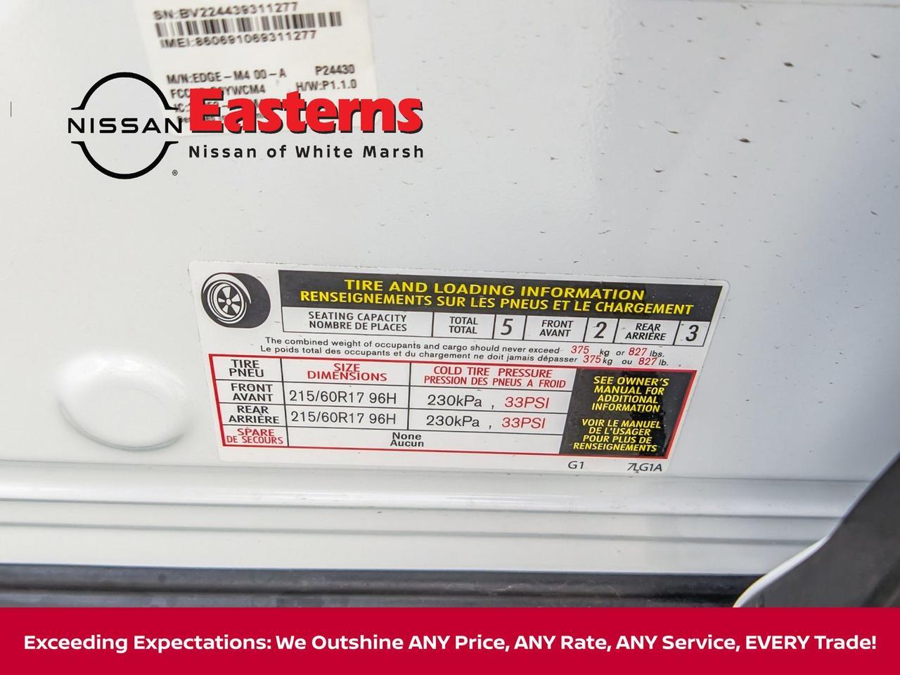 2025 Nissan Kicks SV White Marsh MD