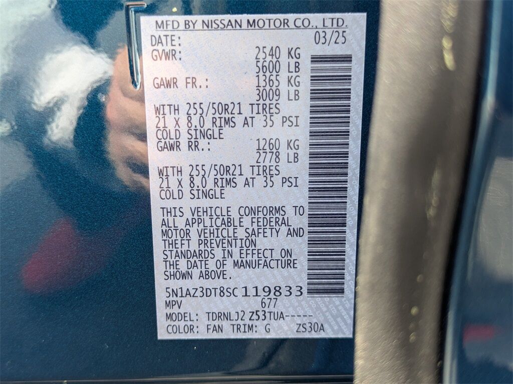 2025 Nissan Murano Platinum Kennesaw GA