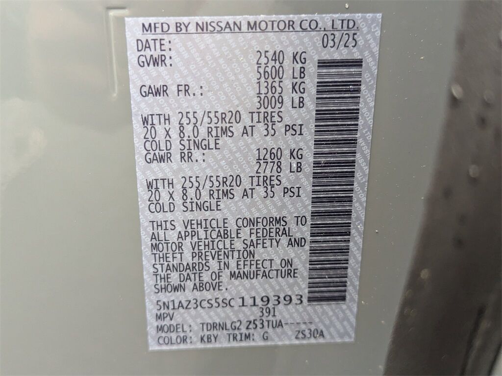 2025 Nissan Murano SL Kennesaw GA