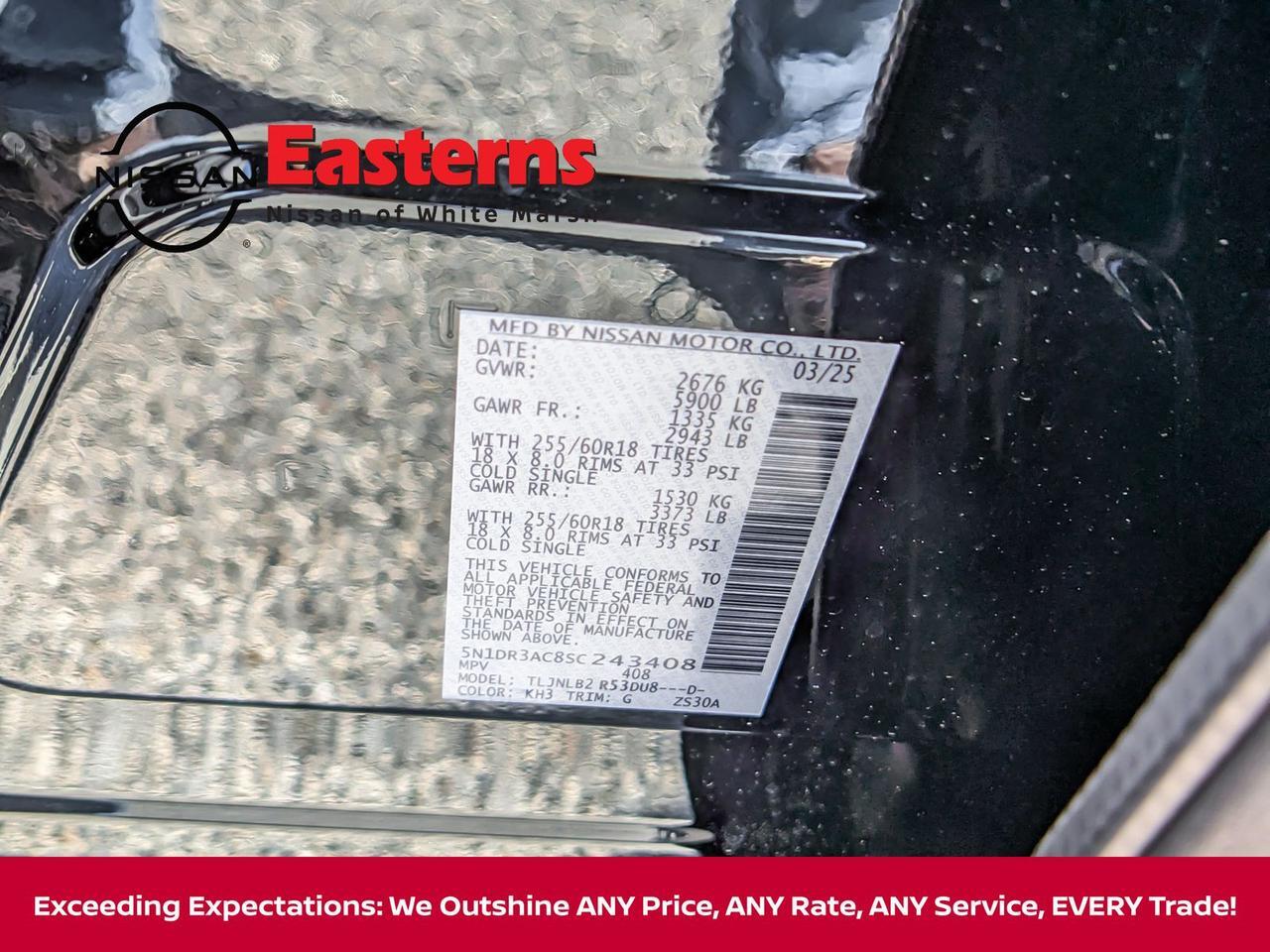 2025 Nissan Pathfinder S White Marsh MD