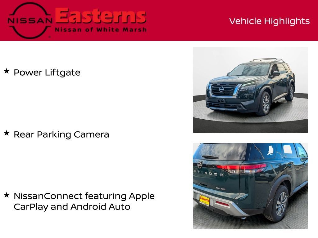 2025 Nissan Pathfinder SL White Marsh MD