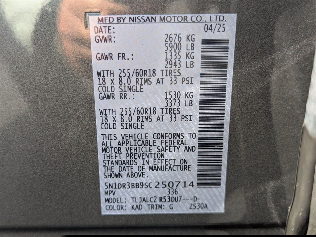 2025 Nissan Pathfinder SV Kennesaw GA