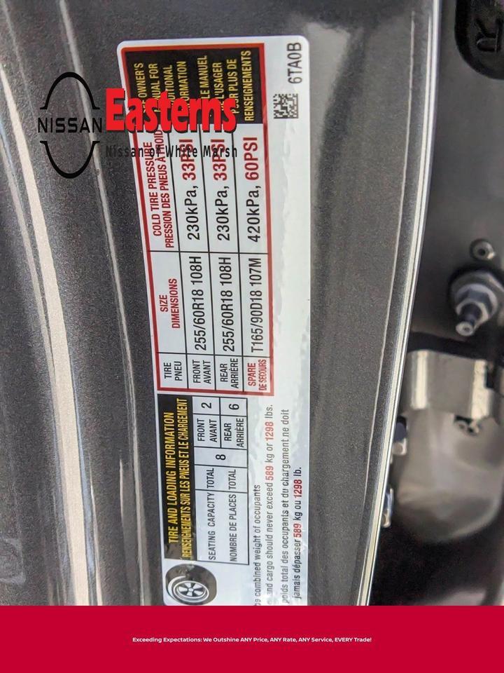 2025 Nissan Pathfinder SV White Marsh MD