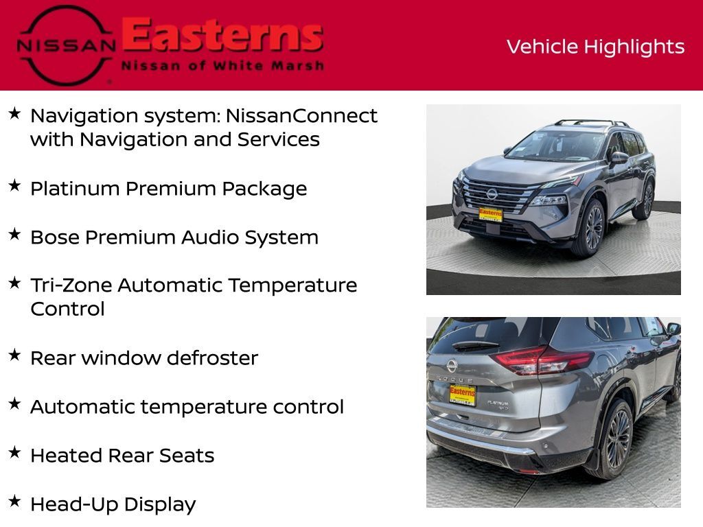 2025 Nissan Rogue Platinum White Marsh MD