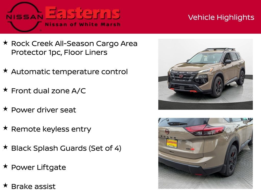 2025 Nissan Rogue Rock Creek White Marsh MD