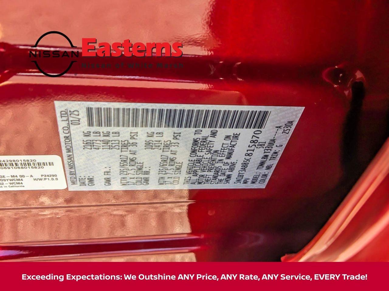 2025 Nissan Rogue S White Marsh MD