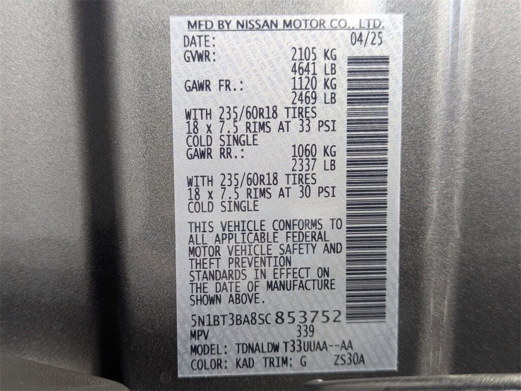 2025 Nissan Rogue SV Kennesaw GA