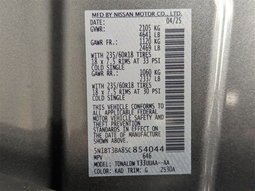 2025 Nissan Rogue SV Kennesaw GA