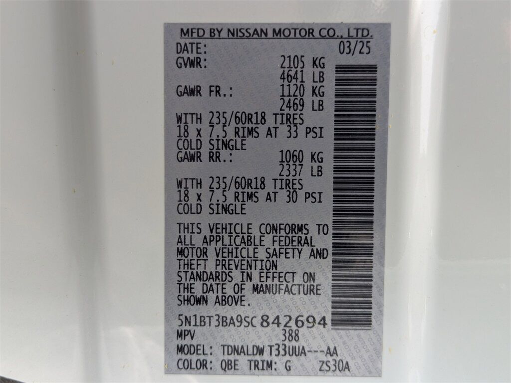 2025 Nissan Rogue SV Kennesaw GA