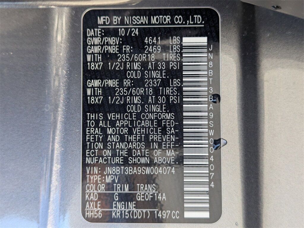 2025 Nissan Rogue SV Kennesaw GA