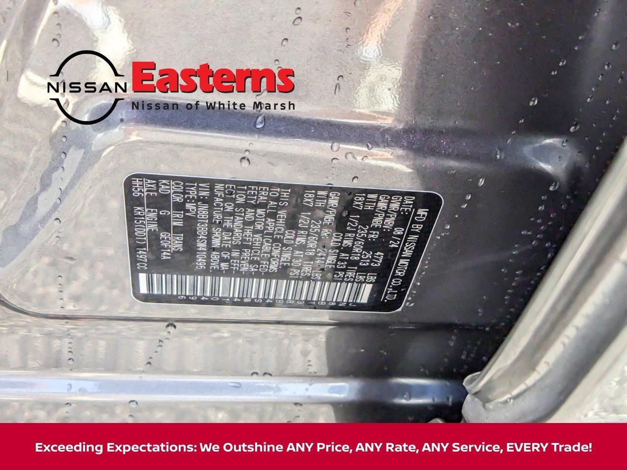 2025 Nissan Rogue SV White Marsh MD