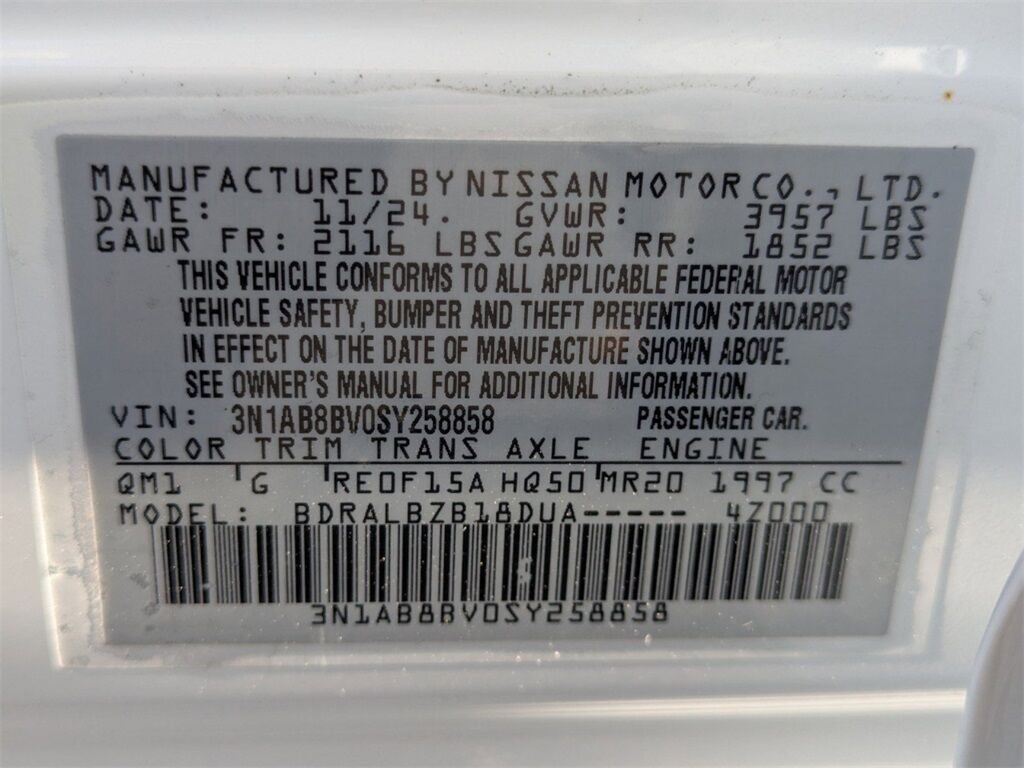 2025 Nissan Sentra S Kennesaw GA