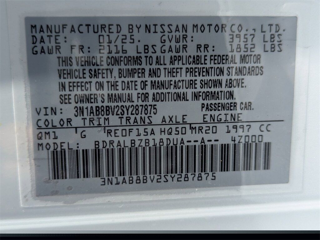 2025 Nissan Sentra S Kennesaw GA