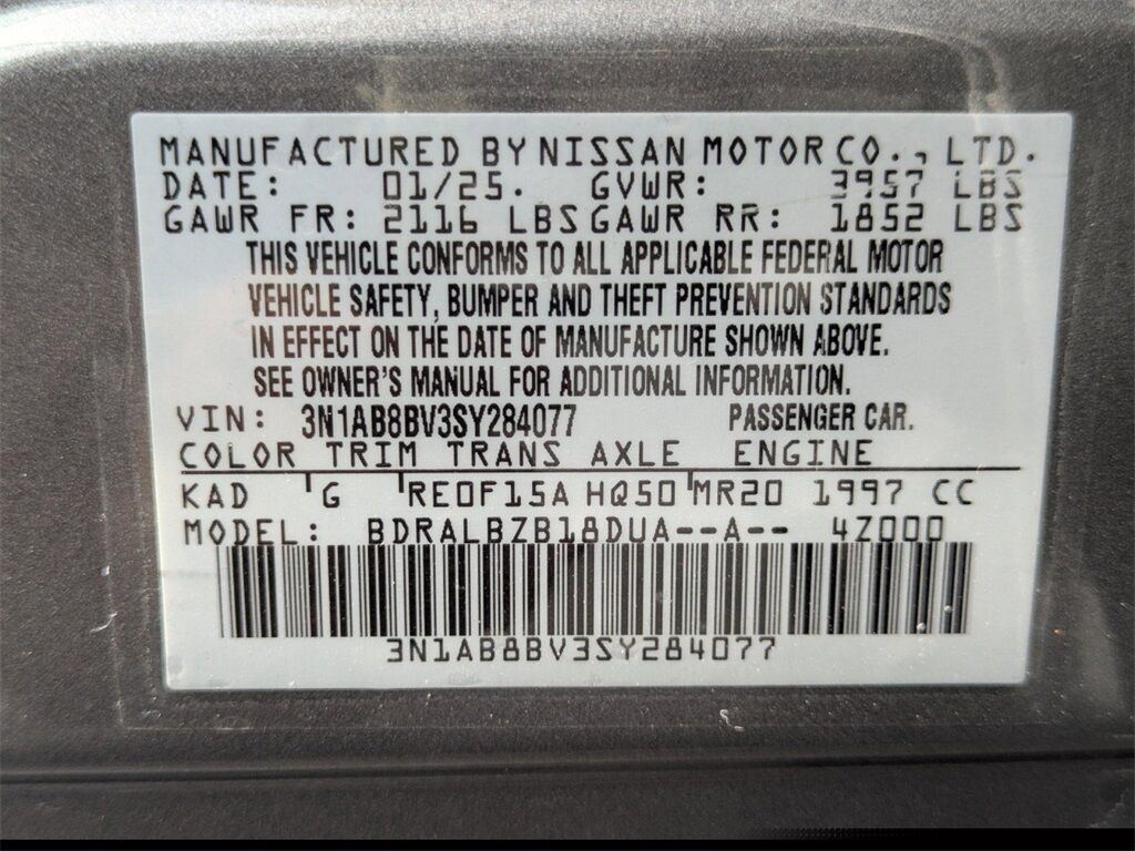 2025 Nissan Sentra S Kennesaw GA