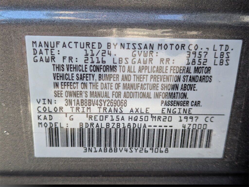 2025 Nissan Sentra S Kennesaw GA