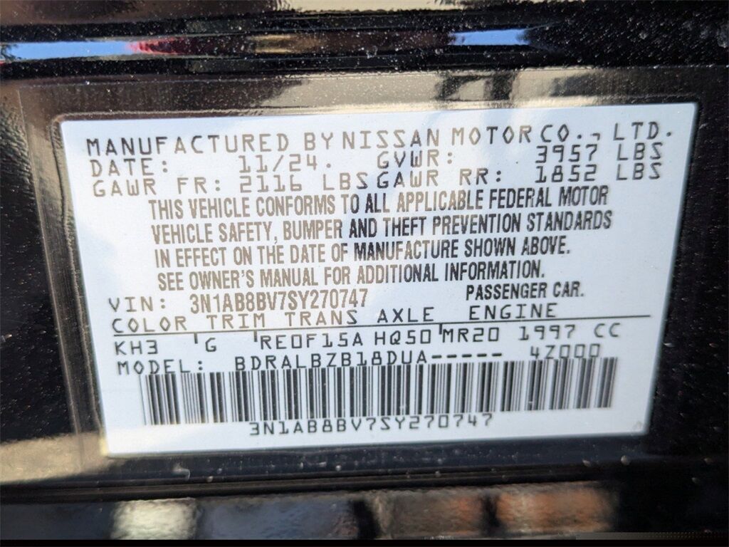 2025 Nissan Sentra S Kennesaw GA