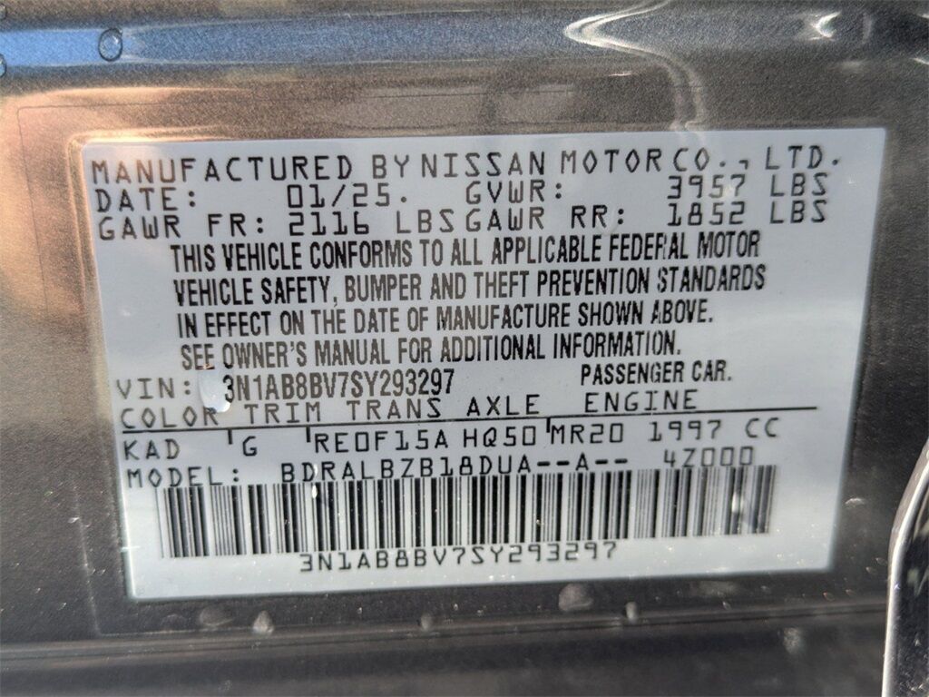 2025 Nissan Sentra S Kennesaw GA