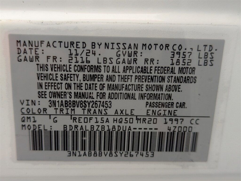 2025 Nissan Sentra S Kennesaw GA