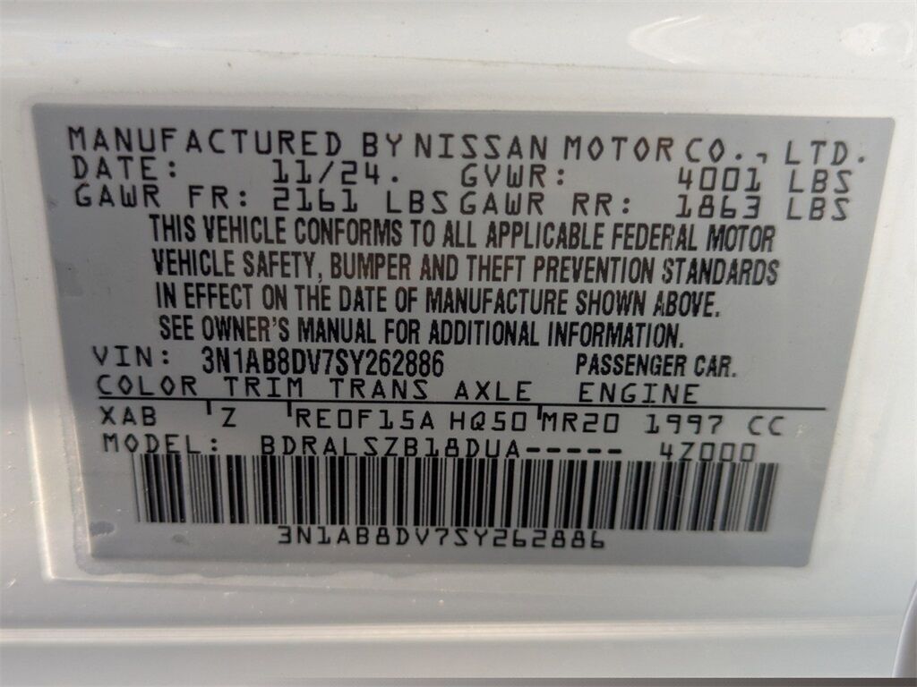 2025 Nissan Sentra SR Kennesaw GA