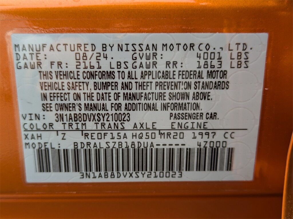 2025 Nissan Sentra SR Kennesaw GA