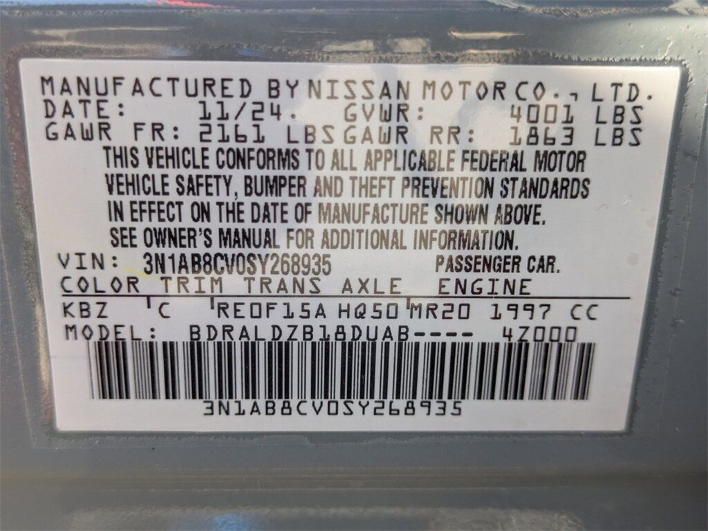 2025 Nissan Sentra SV Kennesaw GA